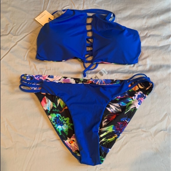 NWT Tinibikini bikini reversible swimwear XL new - Picture 2 of 4